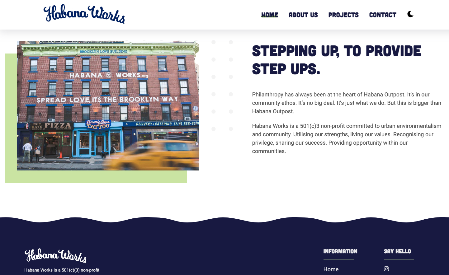 Habana Works website screenshot